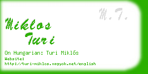 miklos turi business card