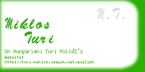 miklos turi business card